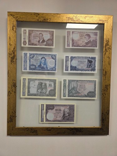 Quadro collezione banconote - quadro,