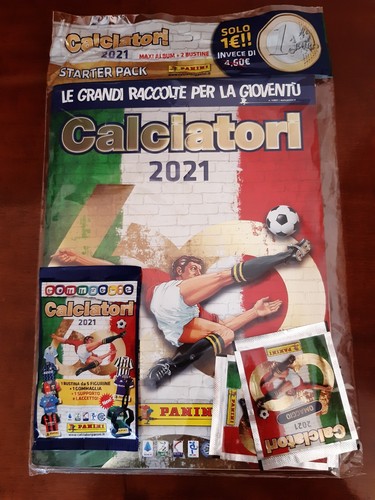 Starter pack album - pack, calciatori