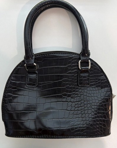 Asos borsa mini croc nera - mini,