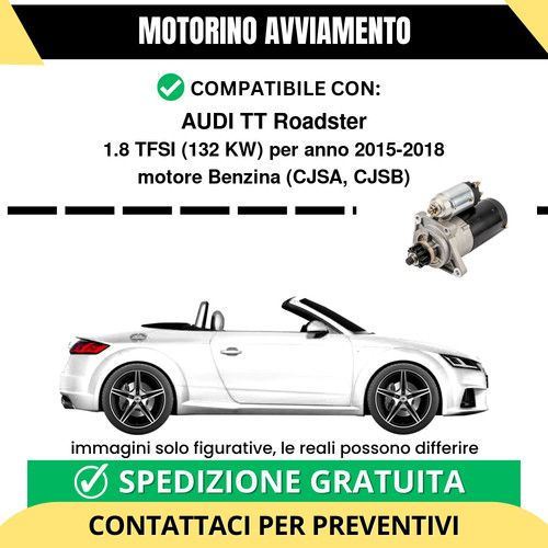 Motorino avviamento audi - motorino,