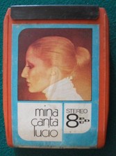 Cassetta Stereo8 MINA Canta Lucio PDU P8A 30636