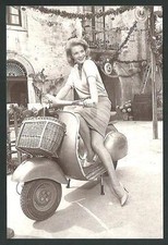 Angie Dickinson on Vespa
