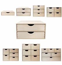 Creative Deco Cassettiera in Legno | Scaffale Mini Cassettiera per Piccoli Oggetti