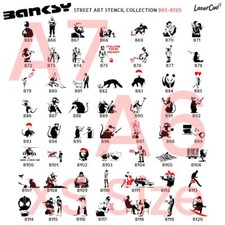Stencil BANKSY (B65 -B120)