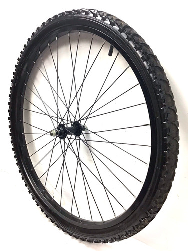 Bicycle front black alloy - front,