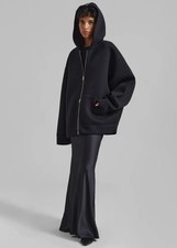 Felpa con cappuccio oversize