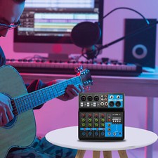 Mixer Bluetooth USB Live Studio Audio Mixer DJ Console Verst?rker M/5 canali