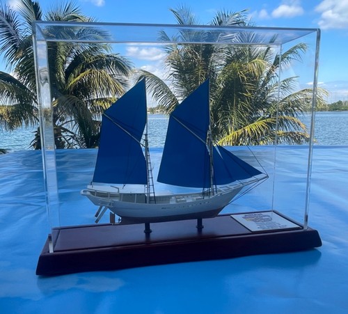 Schooner barca vela con - con,