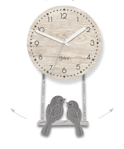 Orologio uccellini con - 🎁,