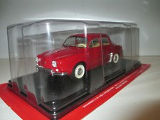 RENAULT DAUPHINE Rouge Bordeaux Red Rot 1961 HACHETTE VINTAGE 1/24 NEUVE BLISTER