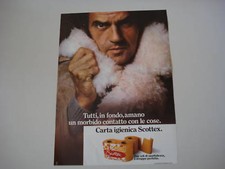 advertising Pubblicità 1974 CARTA IGIENICA SCOTTEX