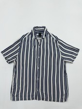Camicia H&M ragazzo blu bianca