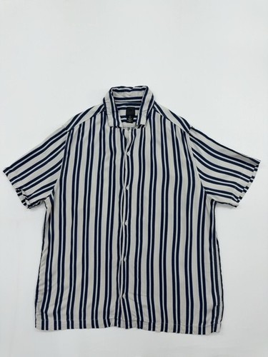Camicia ragazzo blu bianca - h&m,