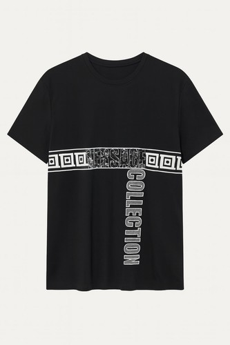 Shirt girocollo nera - t-shirt,