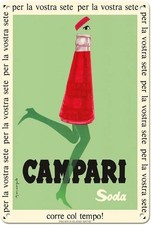 Insegna campari poster vintage - insegna,