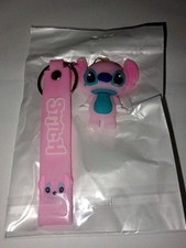 STITCH ANGEL SILICONE KEYCHAIN
