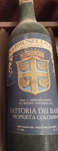 Brunello 1968 torchio oro - brunello, d'oro