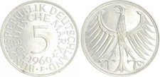 Germania 5 DM 1960 F Moneta