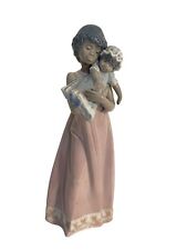 Statuetta in ceramica Lladro, XX secolo, donna con bimbo