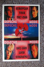 Poster Tour Concerto Depeche Mode 1987 1988 Tour Europeo