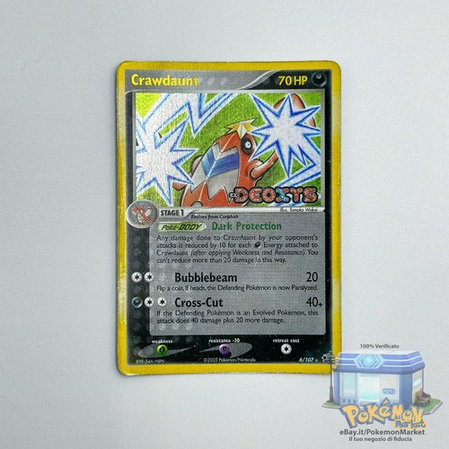 Pokemon crawdaunt 107 ex - pokemon,
