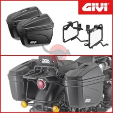 VALIGIE LATERALI + TELAI [GIVI] E22 22 LT. ROYAL ENFIELD METEOR 350 (2021-2023)