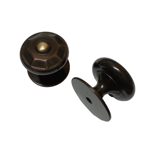 Pomolo pomello ottone tondo - pomolo,