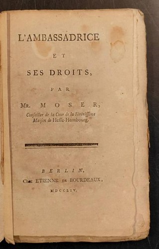 Von moser carl friedrich - moser,