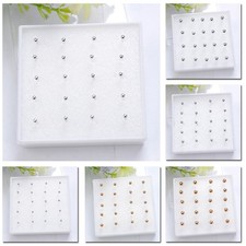 Orecchini a perno placcati oro