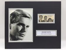 RARE Adam Faith Signed Photo
