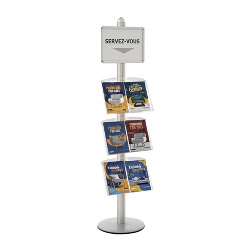 Espositore grigio con - con, 1