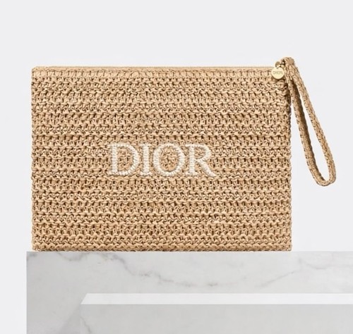 Dior beauty rafia wristlet - beauty,