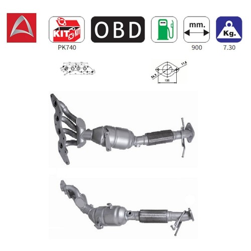 Catalizzatore per ford max - per,