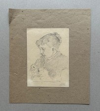 Disegno 1893 Ritratto Di Una