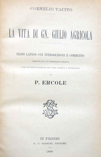 Tacito vita di - tacito,