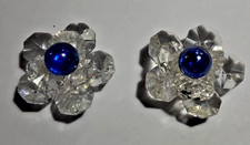 ✅Coppia di  FIORI cristallo