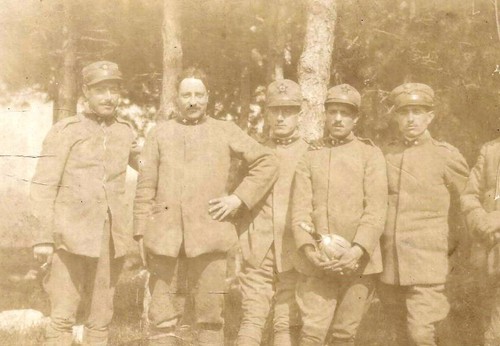 Ww1 foto dal - fronte, gruppo