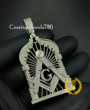 Ciondolo Moissanite Massonico