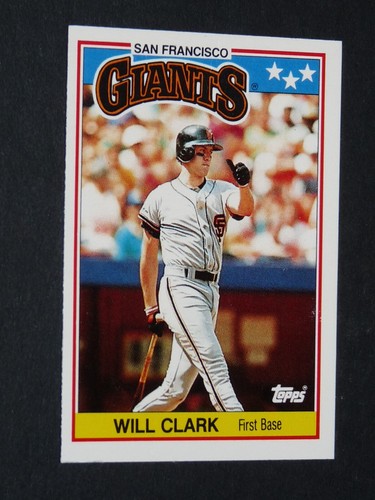 Baseball card topps mini 1988 - baseball,