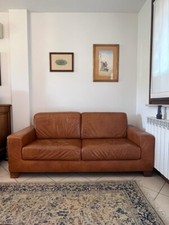 Back2eBay#Vendo Bellissimo divano in pelle Color Cognac In Ottimo Stato