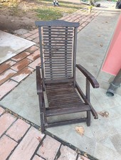 Sdraio In Legno Da Giardino Amalfi  Vintage Da Arredo Design Da Restauro