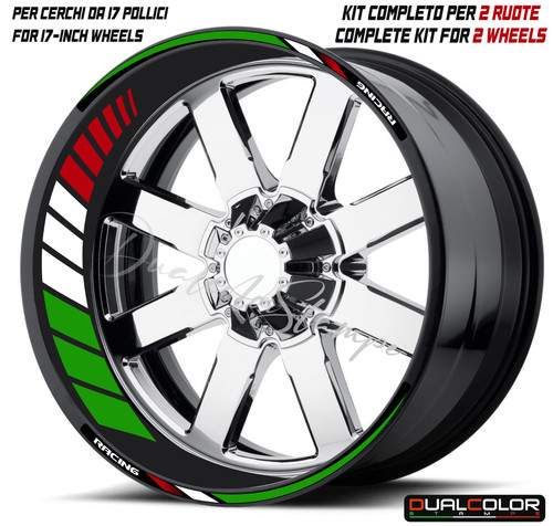 Adesivi moto strisce - , cerchi