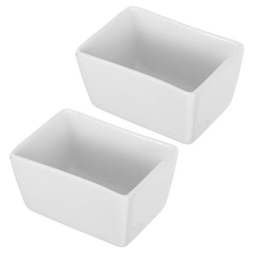 2pcs white ceramic - , sugar
