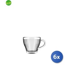 Set 6 tazze caffè in vetro