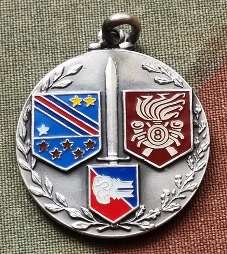 Medaglia argento 800 - argento, smalti