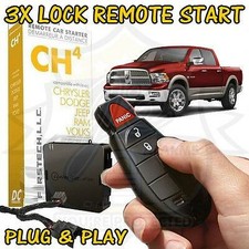 DODGE RAM 1500 2009-2012 PLUG & PLAY TELECOMANDO AVVIAMENTO ADD ON EASY FT-CH4-DC CH4