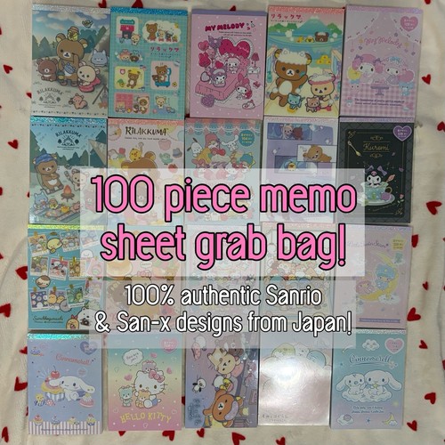 100 fogli promemoria sanrio - 100,