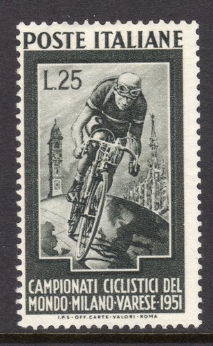 Italia scott 584 vf - italia, mai