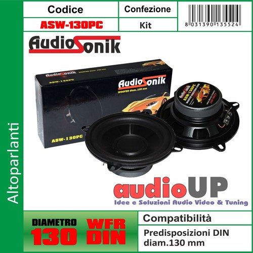 Coppia woofer policarbonato - woofer, in