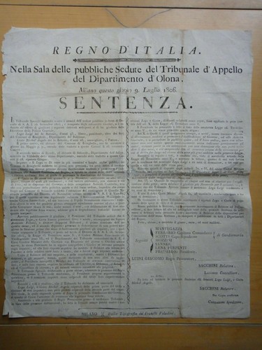1806 regno italia tribunale - 1806-regno, d'italia-tribunale